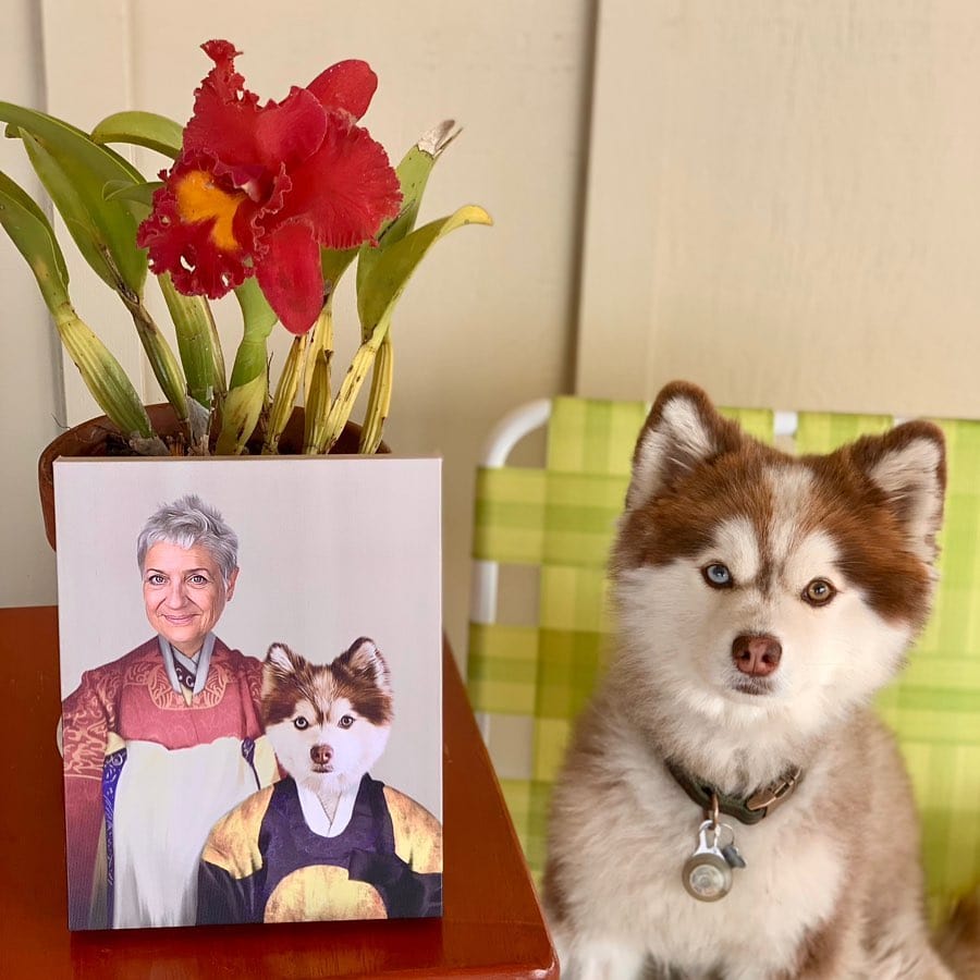 The Wise Pair - Custom Pet Canvas