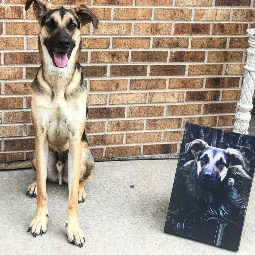 The King in the North - Custom Pet Canvas
