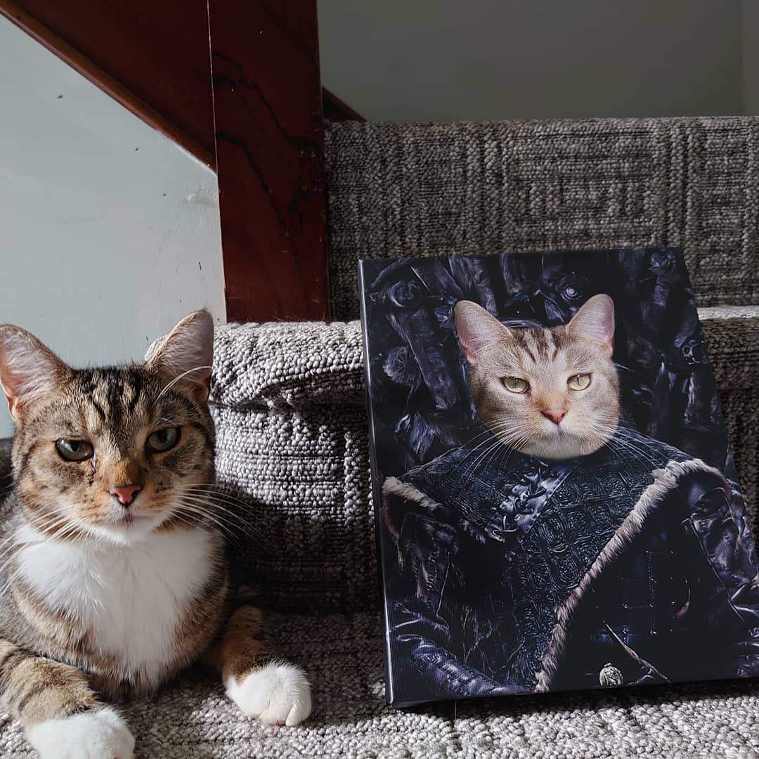 The Lone Wolf - Custom Pet Canvas