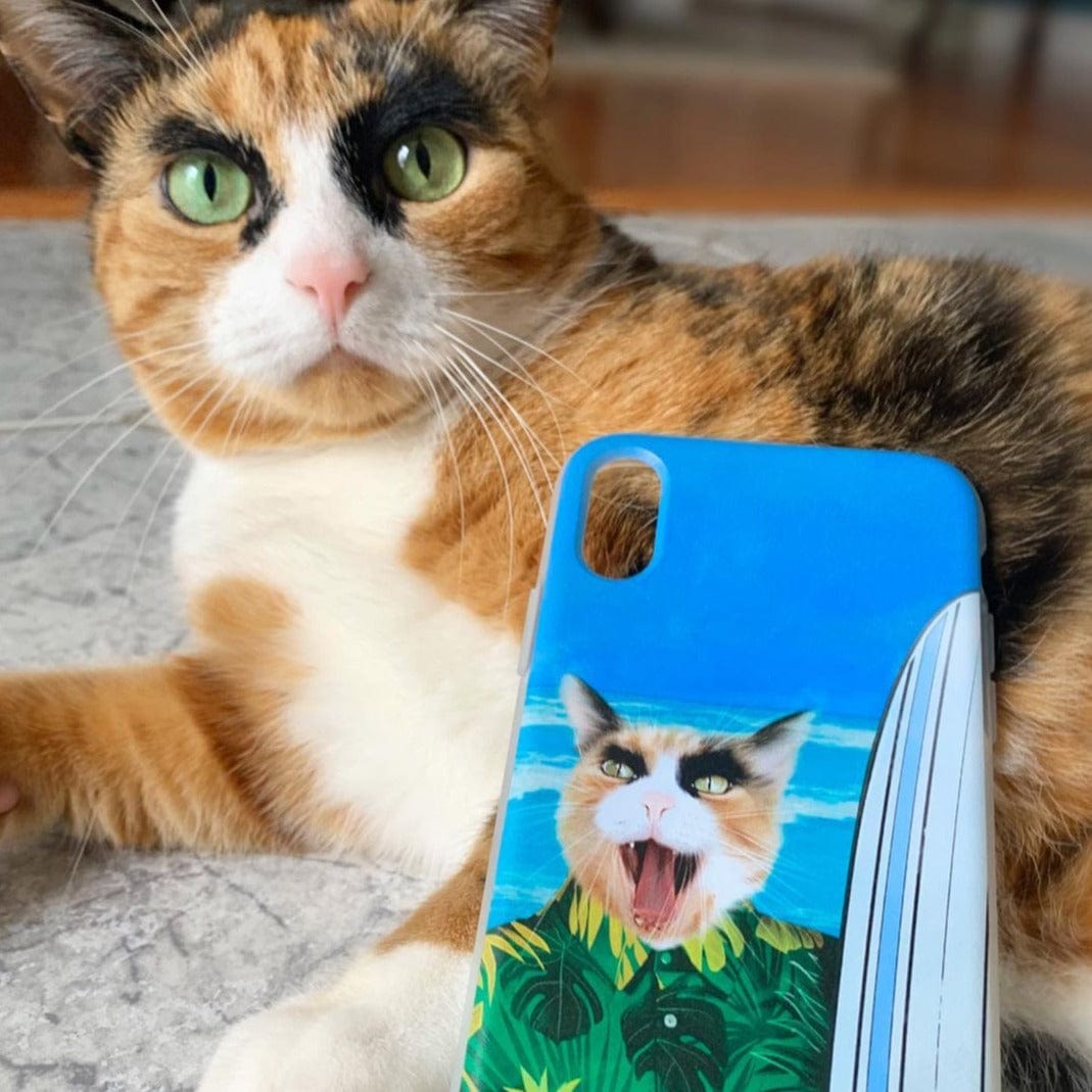 The Surfer - Custom Pet Phone Case
