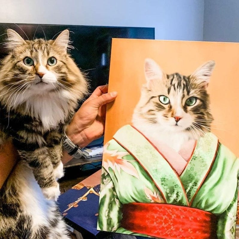 The Geisha - Custom Pet Canvas