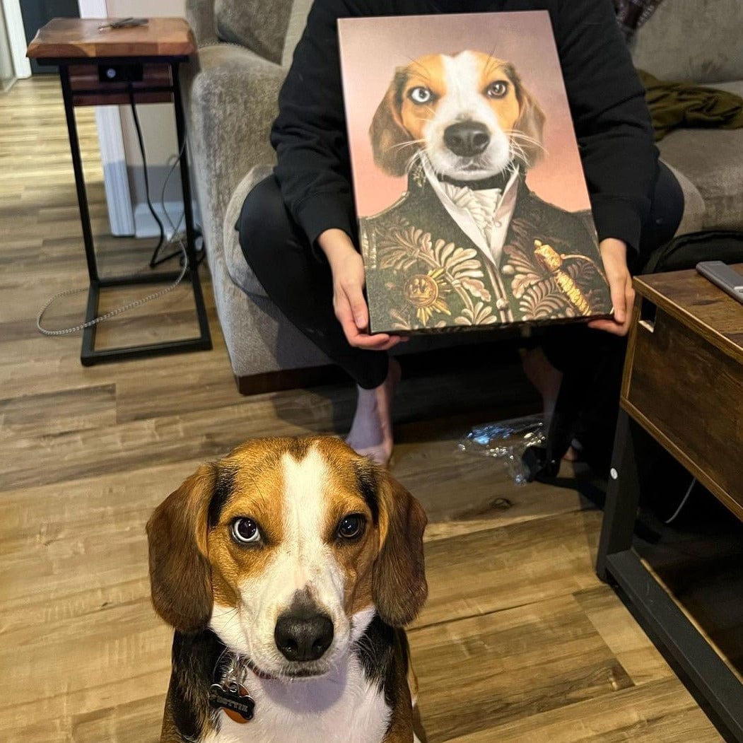 The Green General - Custom Pet Canvas