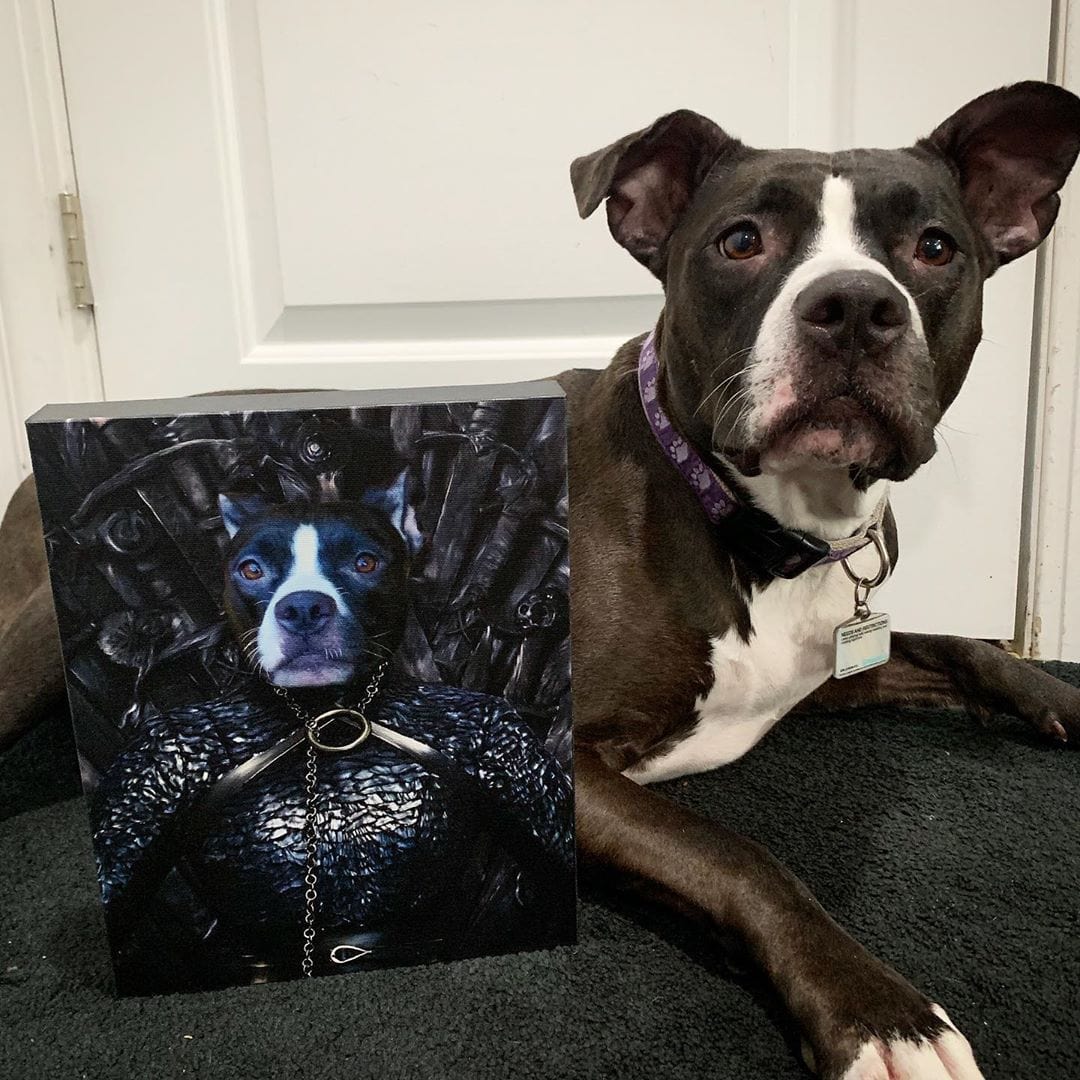 The Lady of the North - Custom Pet Canvas