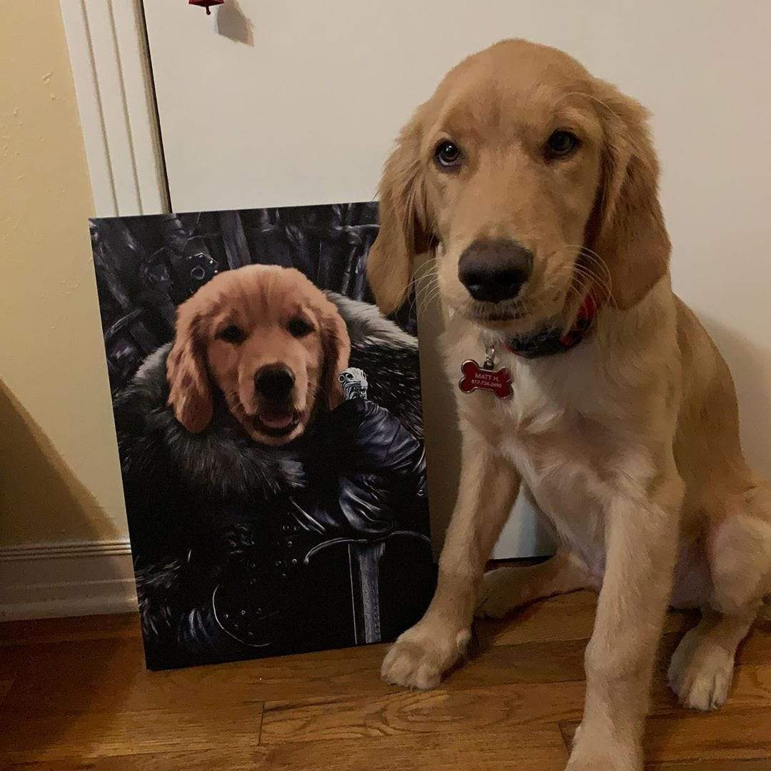 The King in the North - Custom Pet Canvas