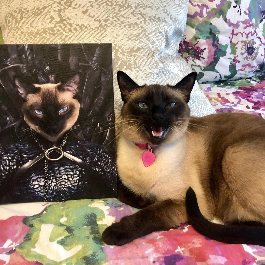 The Lady of the North - Custom Pet Canvas