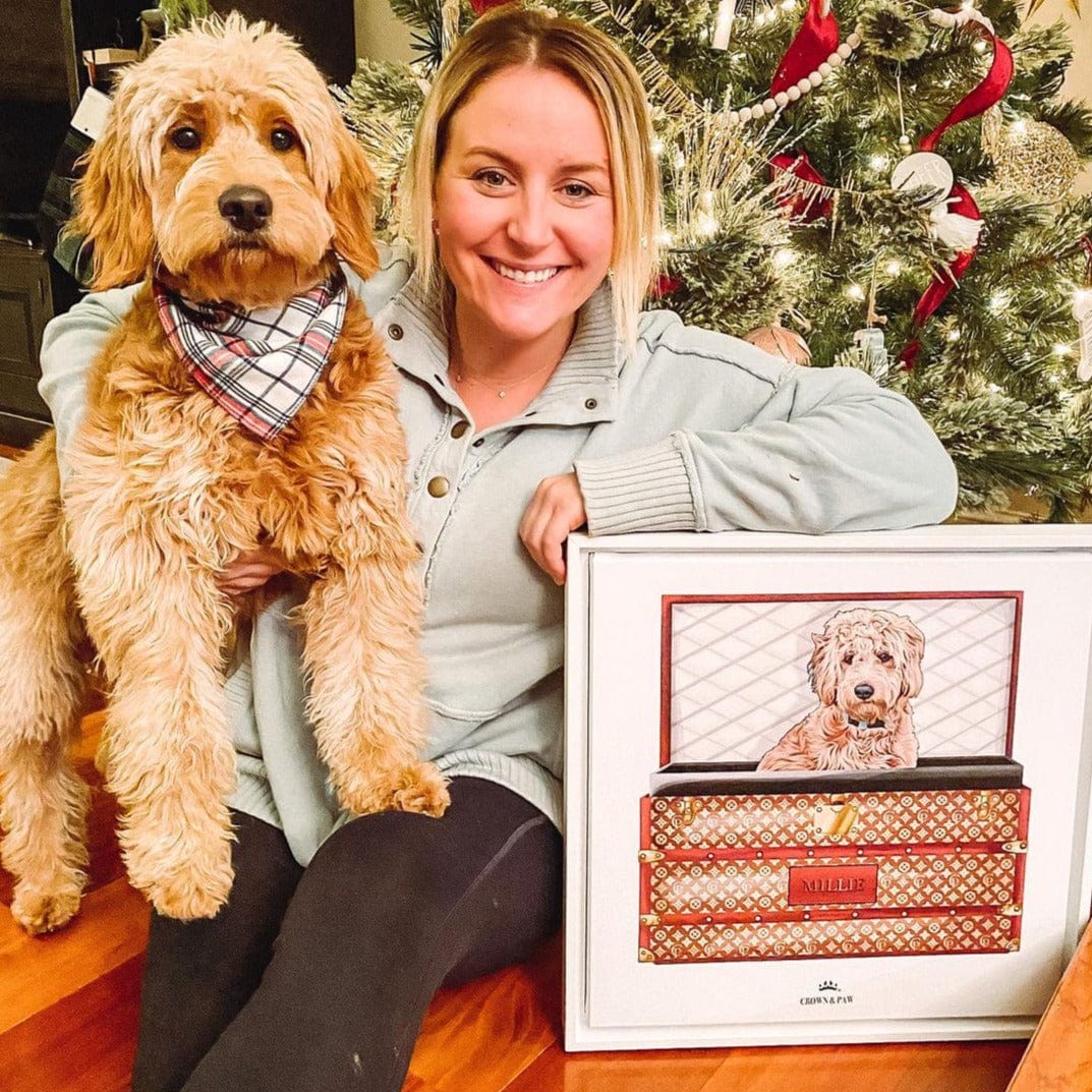 Classic Luxury Trunk Pet Portrait