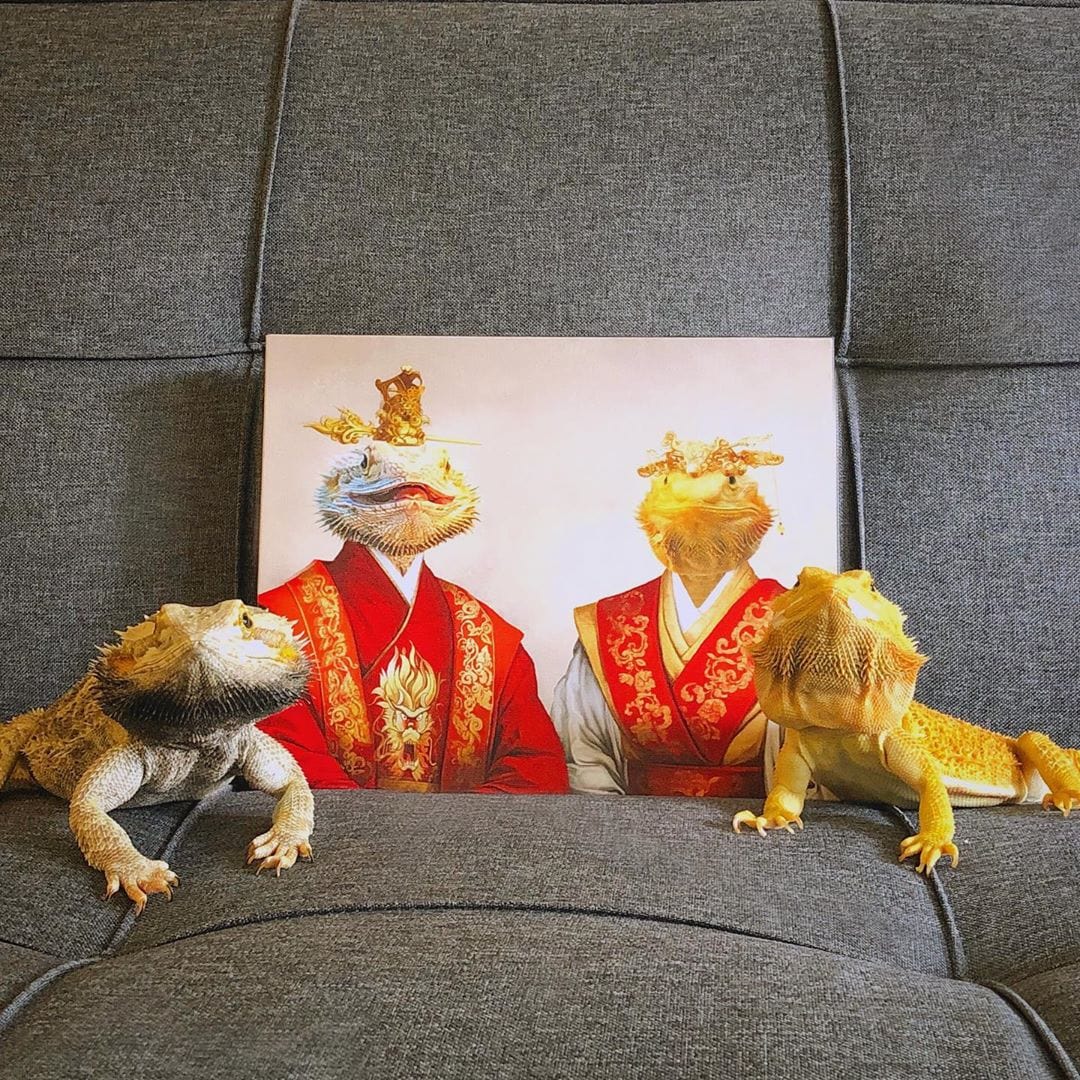 The Asian Rulers - Custom Pet Canvas