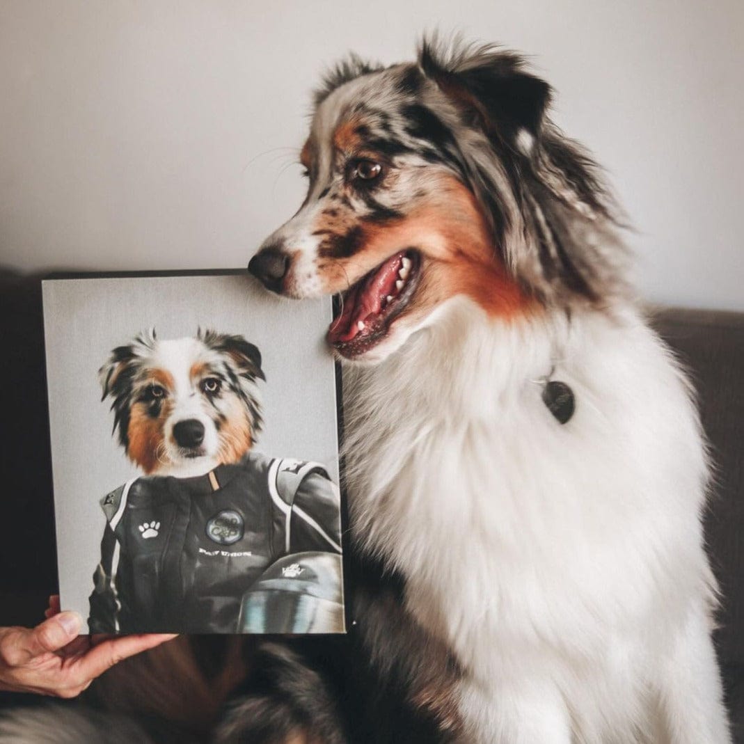 The Race Car Driver - Custom Pet Canvas