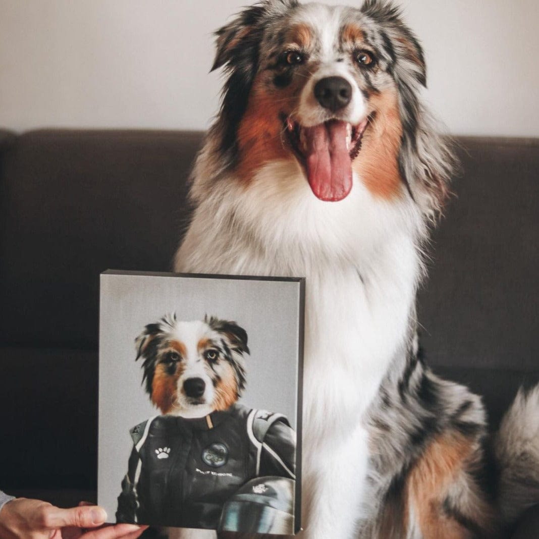 The Race Car Driver - Custom Pet Canvas