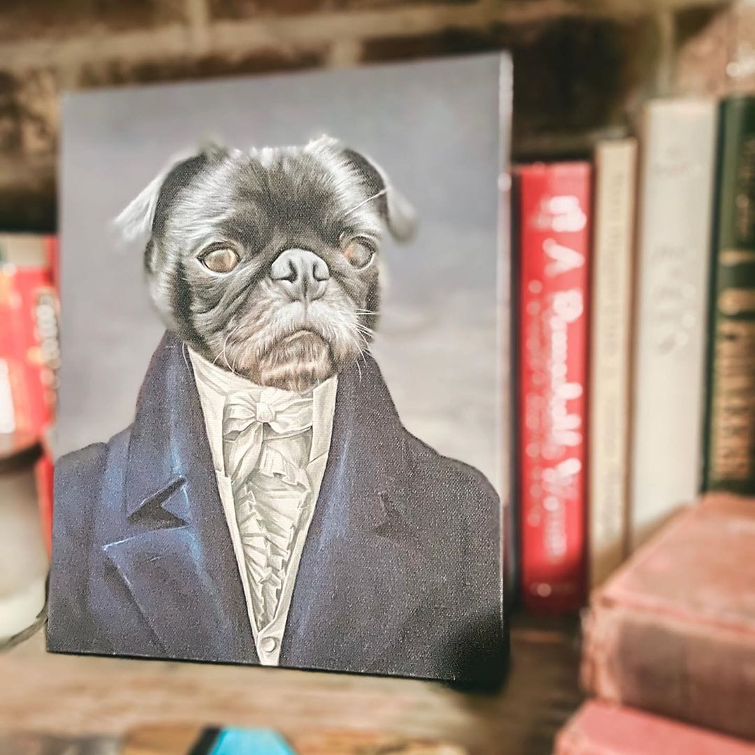 The Aristocrat - Custom Pet Canvas