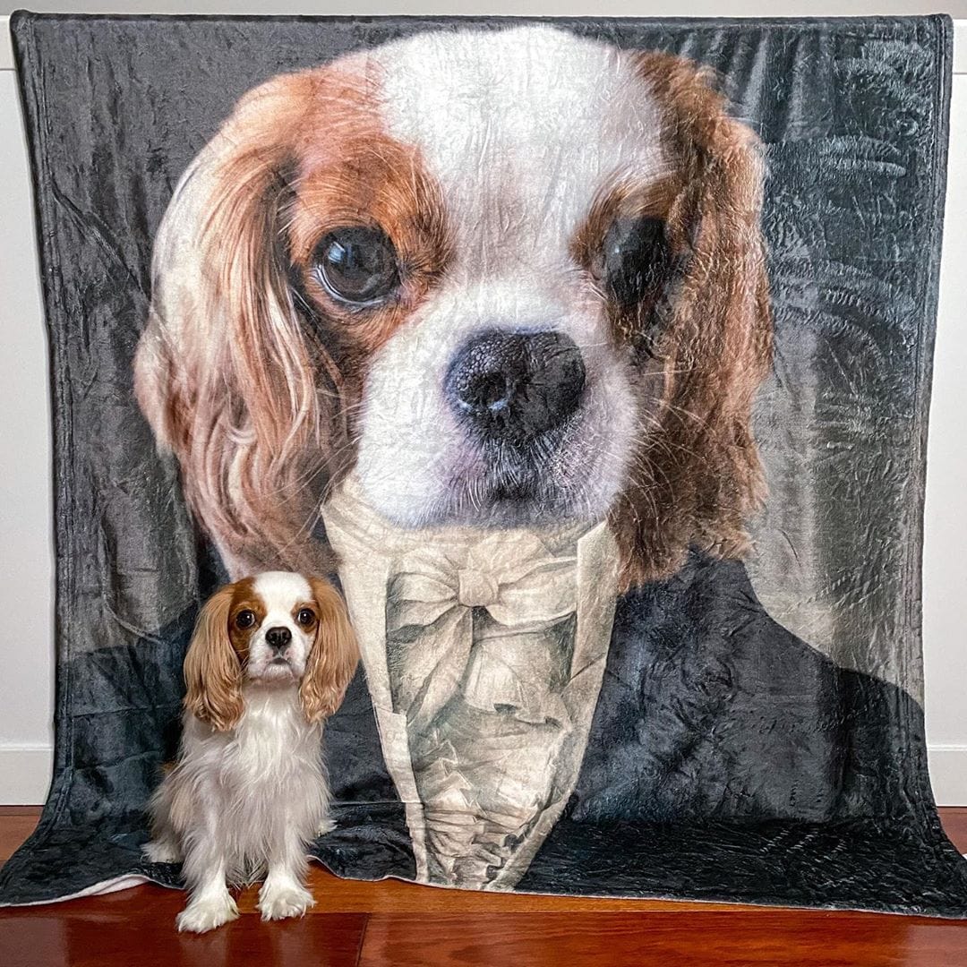 The Aristocrat - Custom Pet Blanket