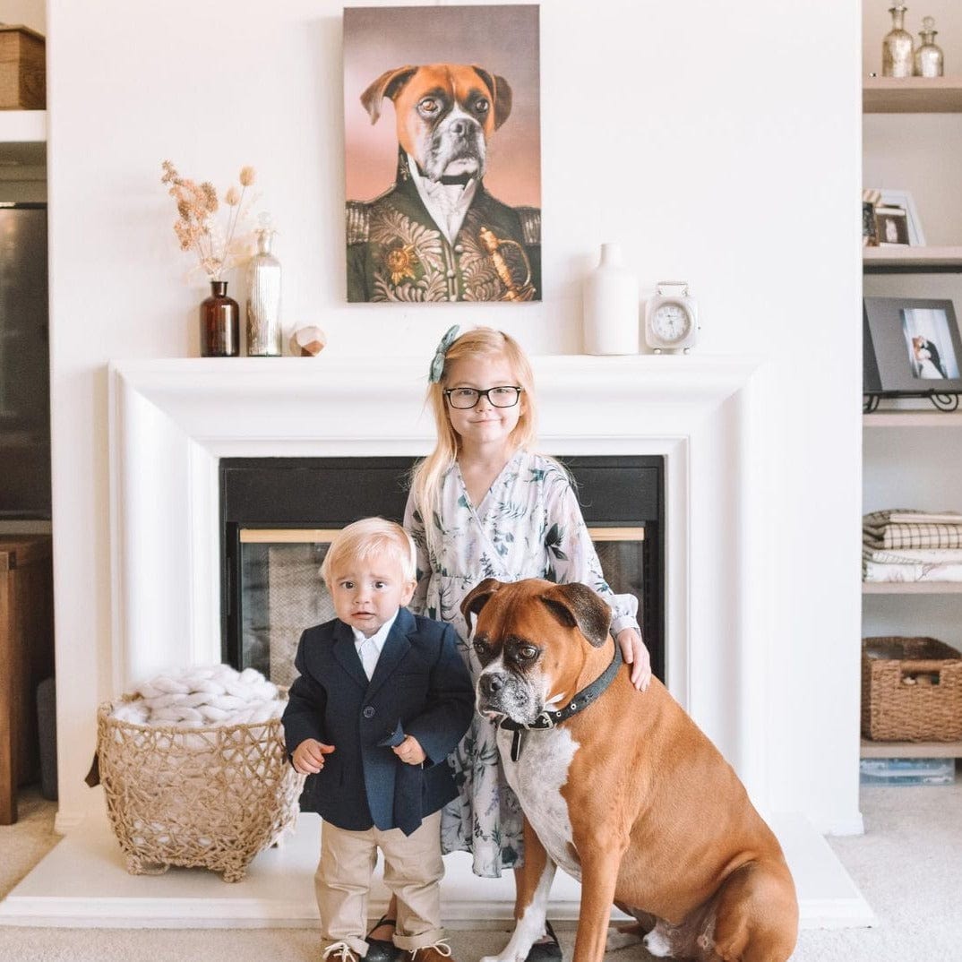 The Green General - Custom Pet Canvas