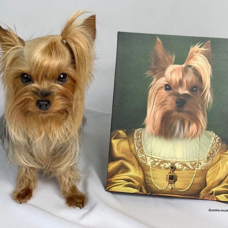 The Golden Girl - Custom Pet Canvas