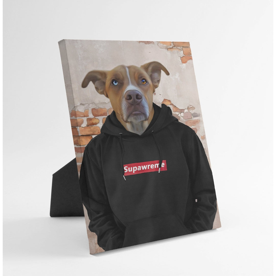 Royal and Paws - Standing Canvas The Hypebeast - Custom Standing Canvas 8" x 10" / Black