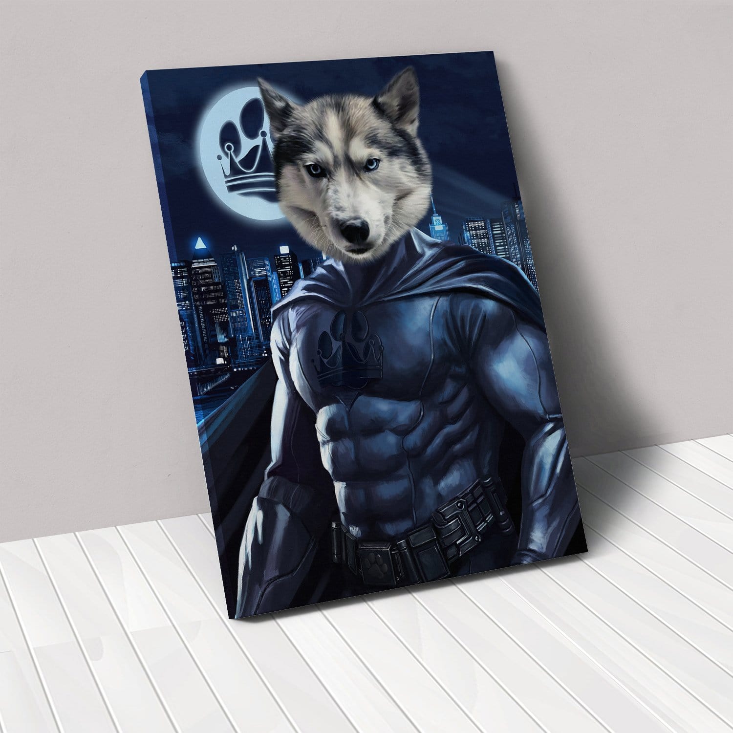 The Dark Hero - Custom Pet Canvas