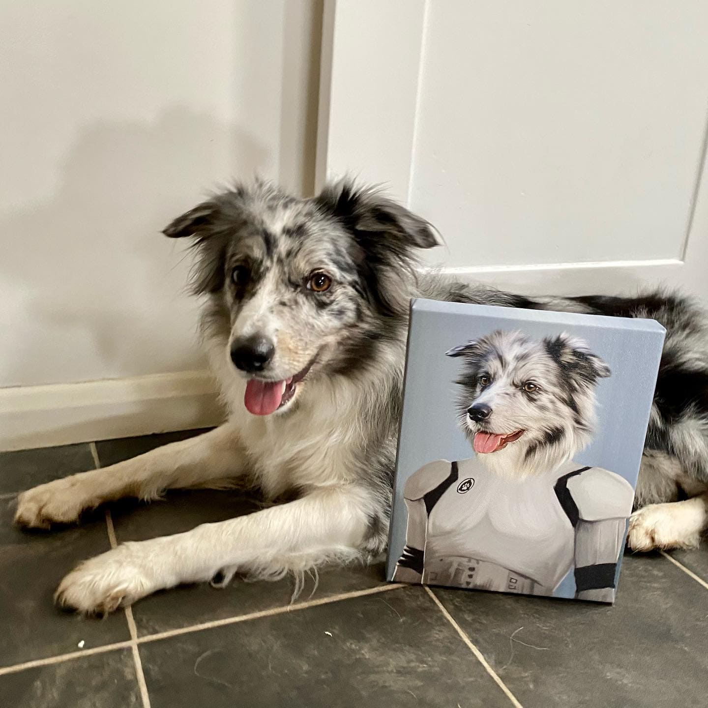 The Trooper - Custom Pet Canvas