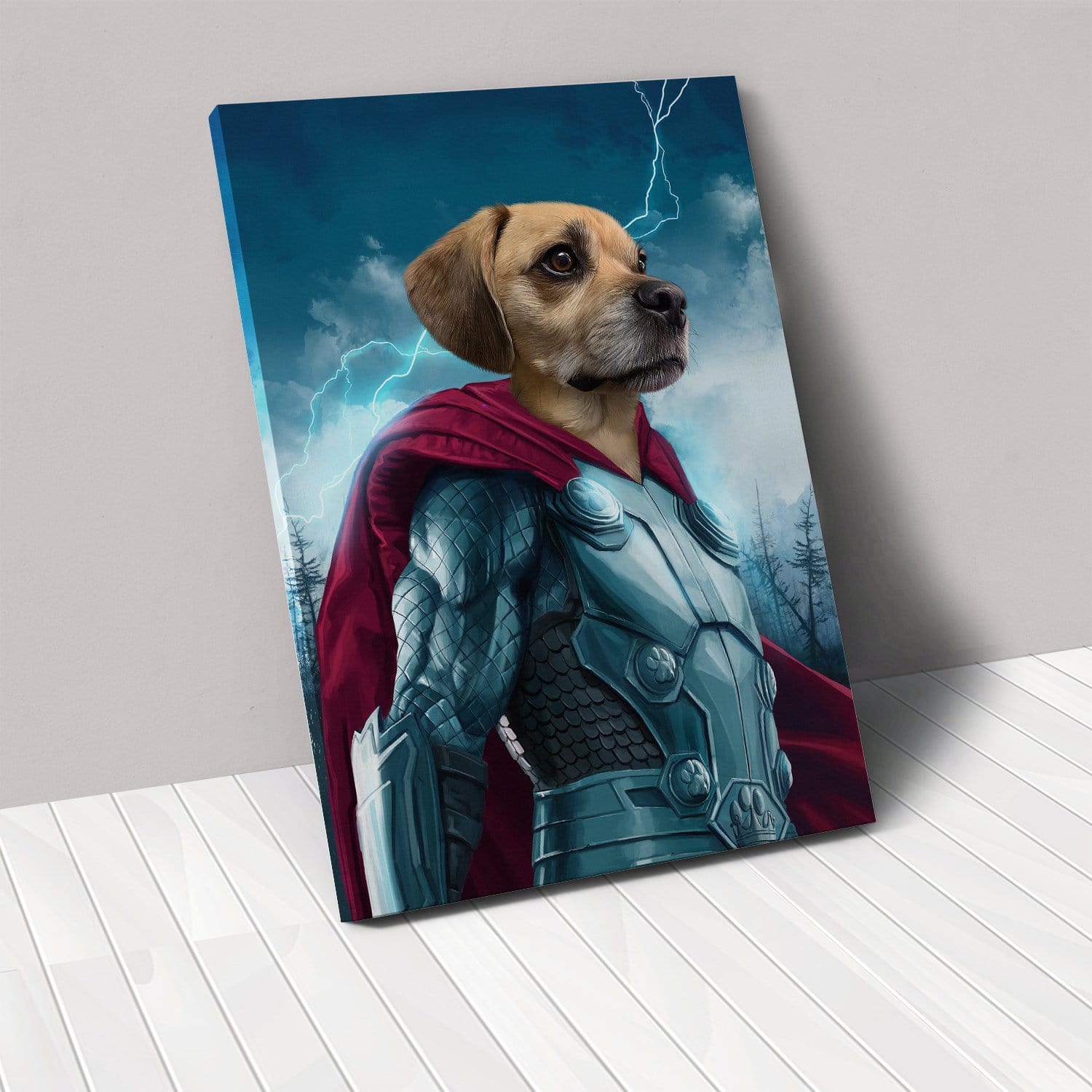 The Norse Hero - Custom Pet Canvas