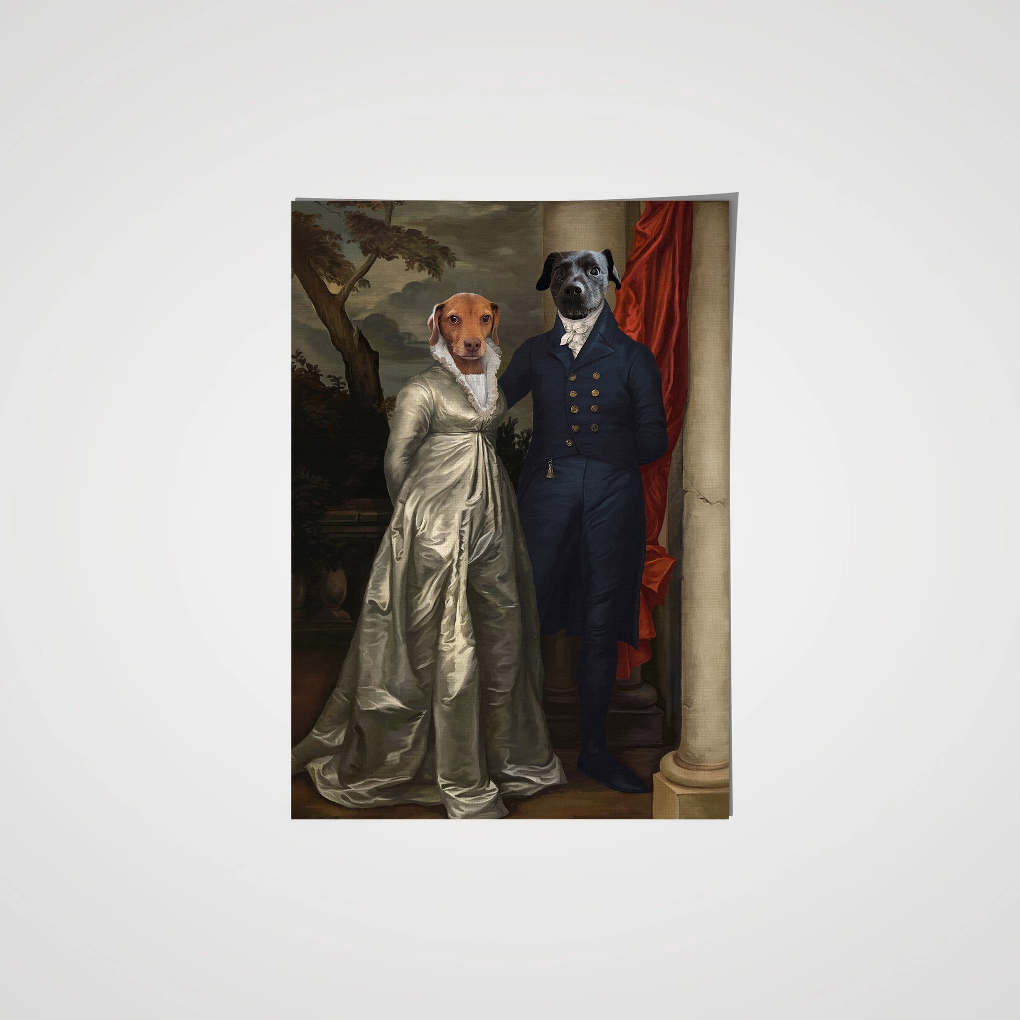 The Dinner Date - Custom Pet Poster