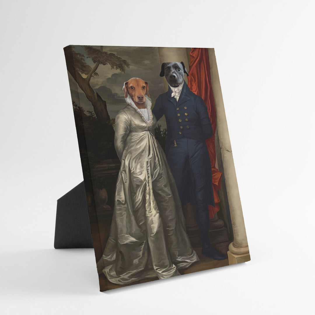 Dinner Date - Custom Standing Canvas