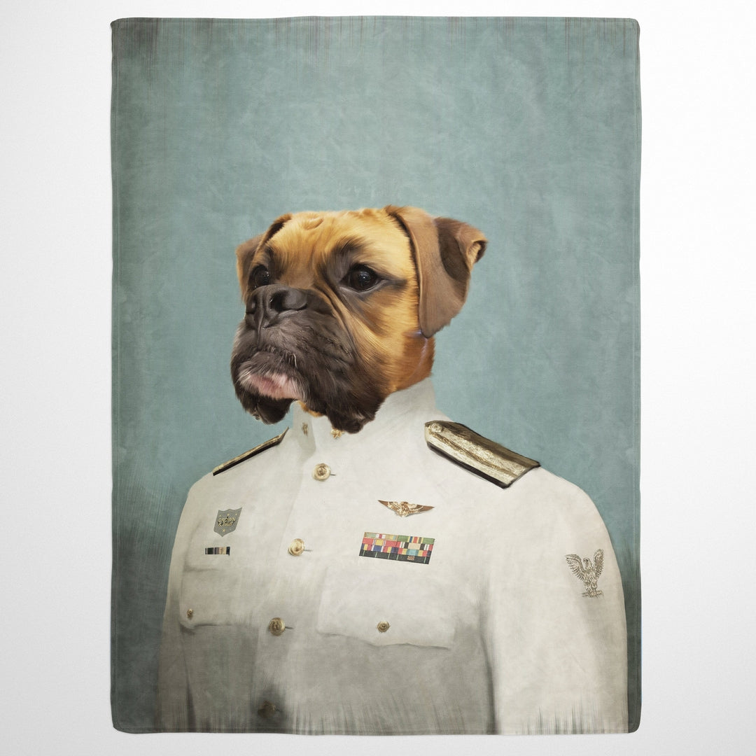 The Male Coast Guard - Custom Pet Blanket