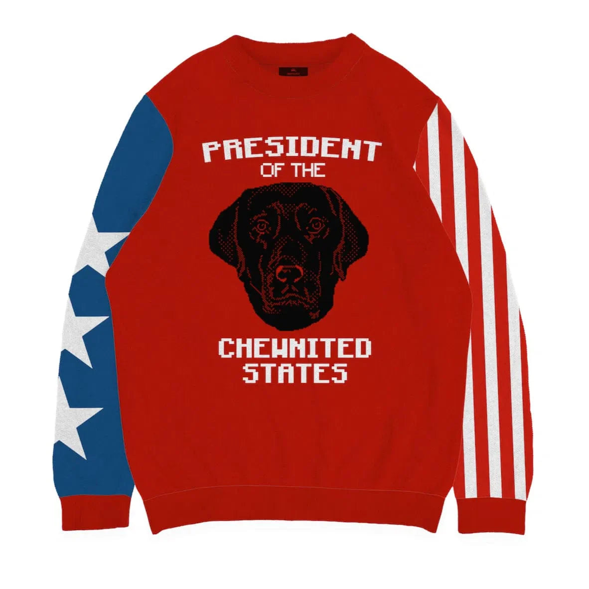 Royal and Paws - Knitwear Limited Edition! 4th of July President Knitted Sweater 2XS / Red