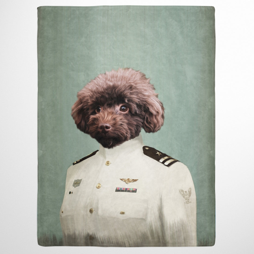 The Female Coast Guard - Custom Pet Blanket