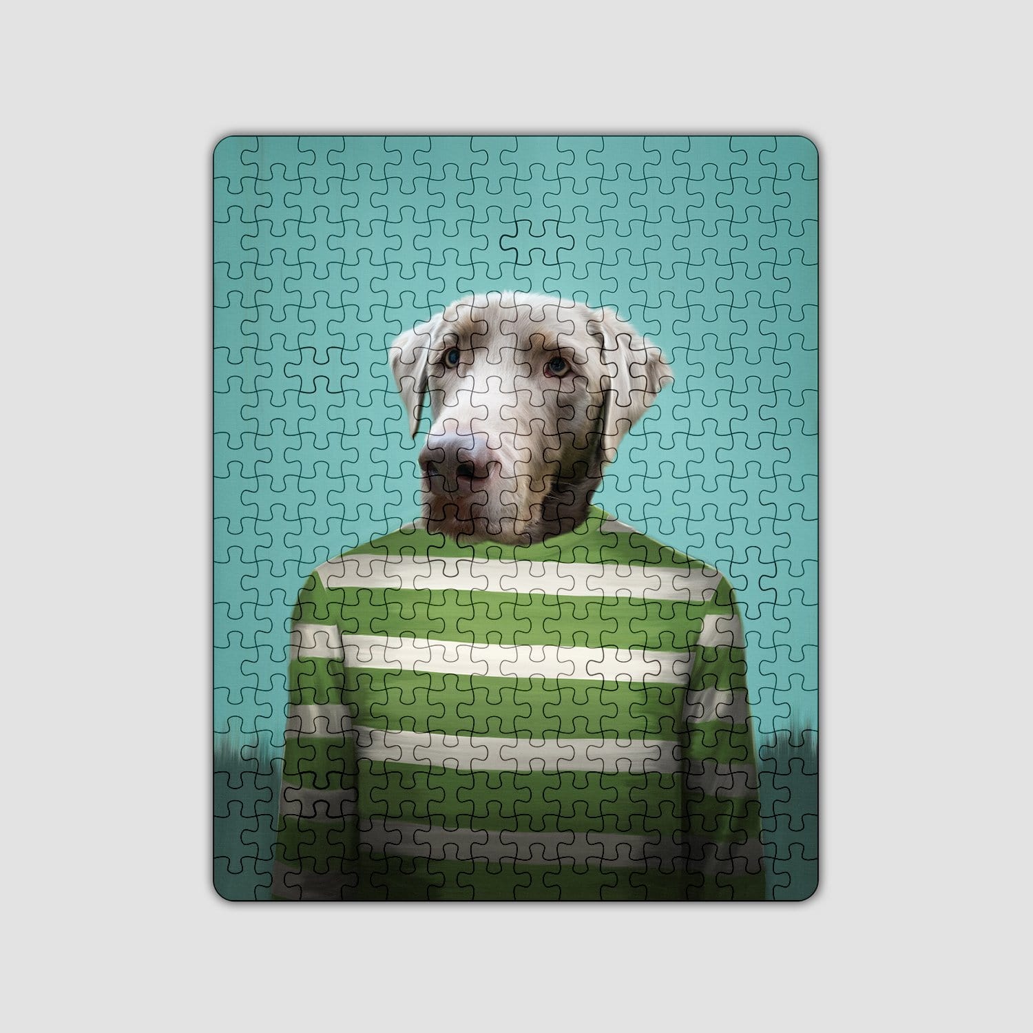 The Green Candy Cane - Custom Puzzle