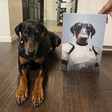 The Trooper - Custom Pet Canvas