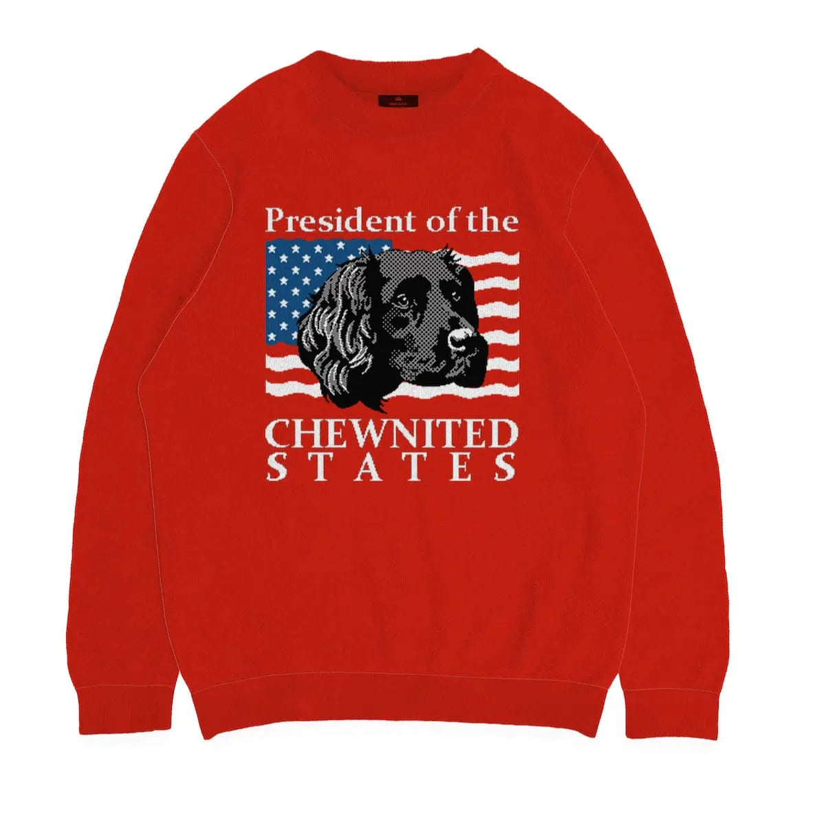 Royal and Paws - Knitwear Limited Edition! 4th of July Flag Knitted Sweater 2XS / Red