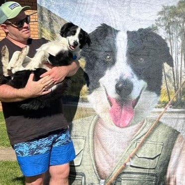 The Fisherman - Custom Pet Blanket