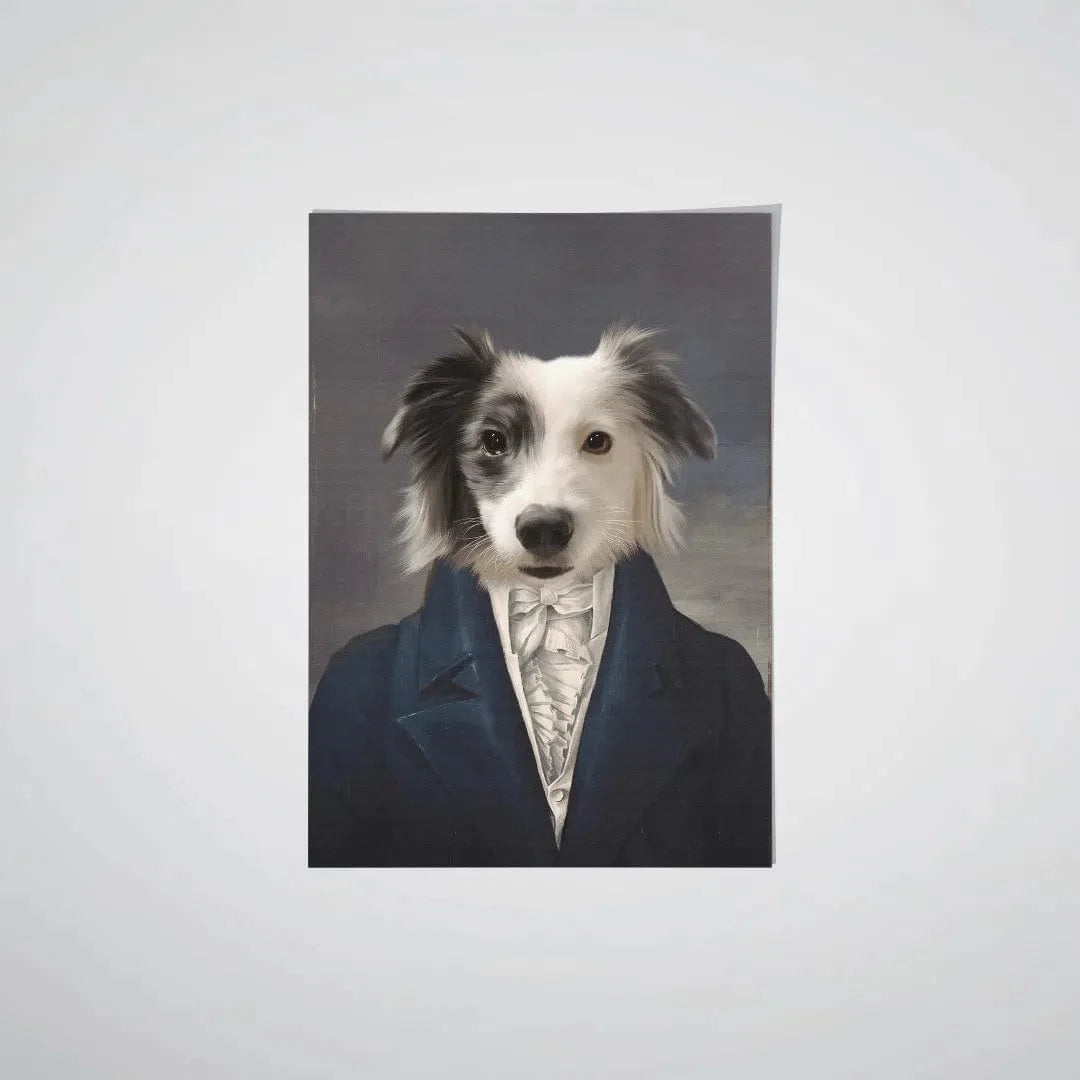 Royal and Paws - Poster The Aristocrat - Custom Pet Poster 8.3" x 11.7" / Unframed