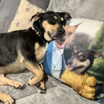 Colin and Marina - Custom Throw Pillow