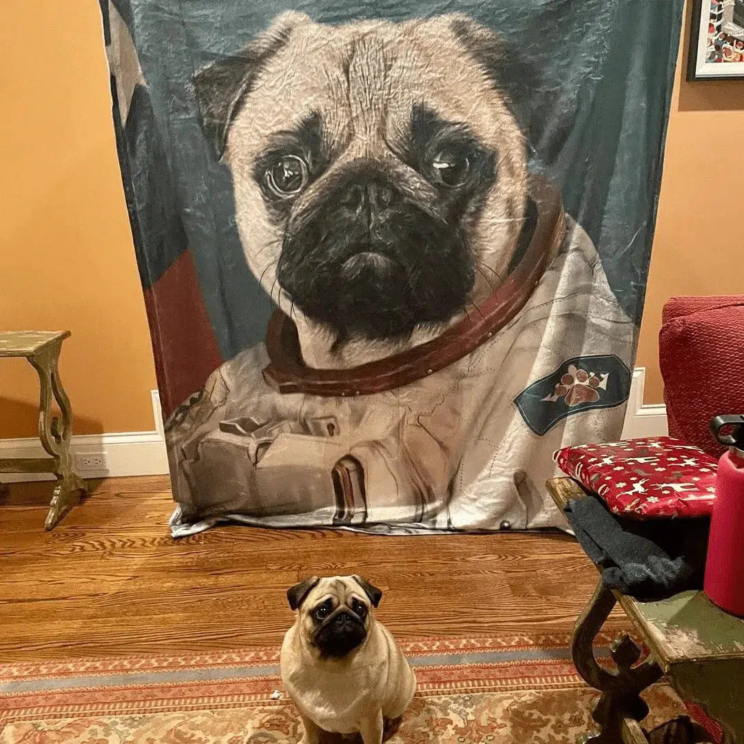 The Astronaut - Custom Pet Blanket