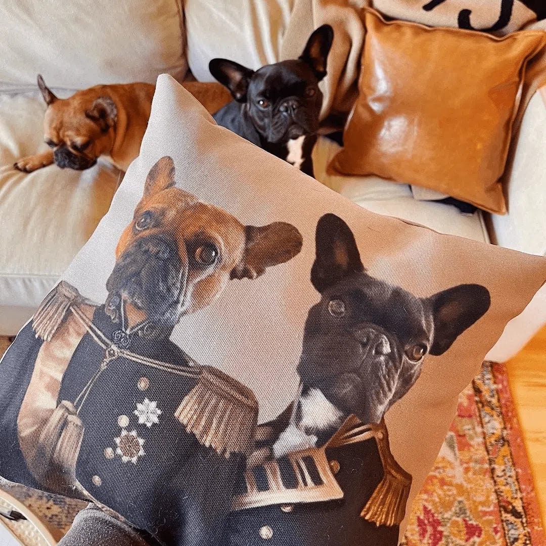 The Brothers In Arms - Custom Throw Pillow