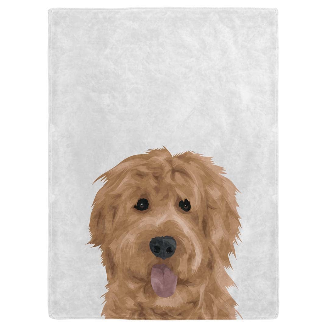 Royal and Paws - Blanket Modern Pet Face Blanket - One Pet 30" x 40" / Without Name