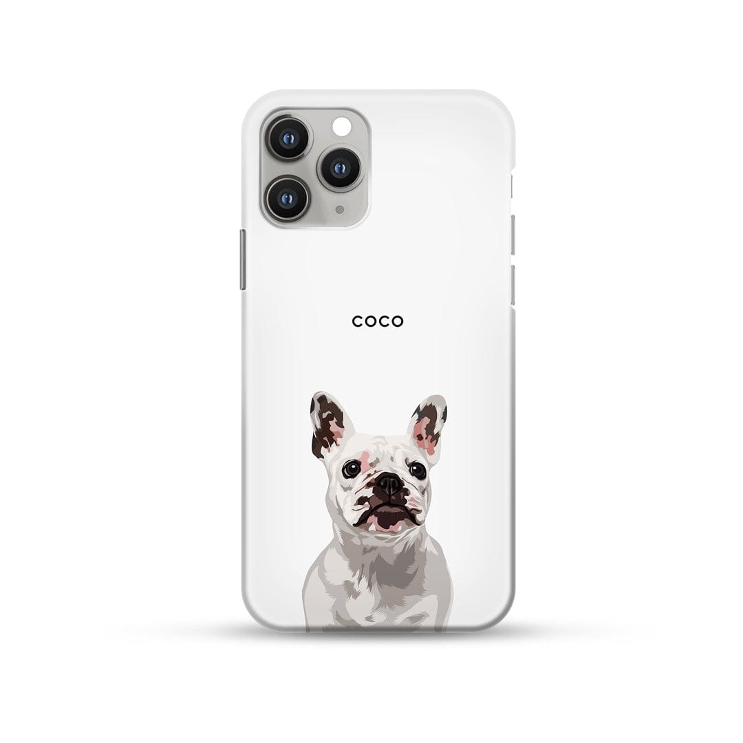 Modern Pet Portrait Phone Case - One Pet