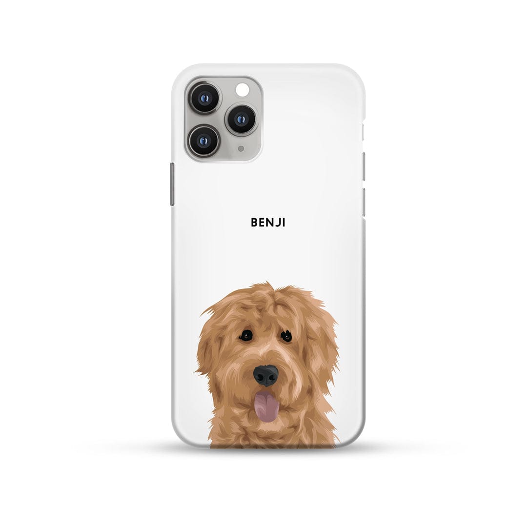 Royal and Paws - Phone Case Modern Pet Portrait Phone Case - One Pet iPhone 14 / With Name