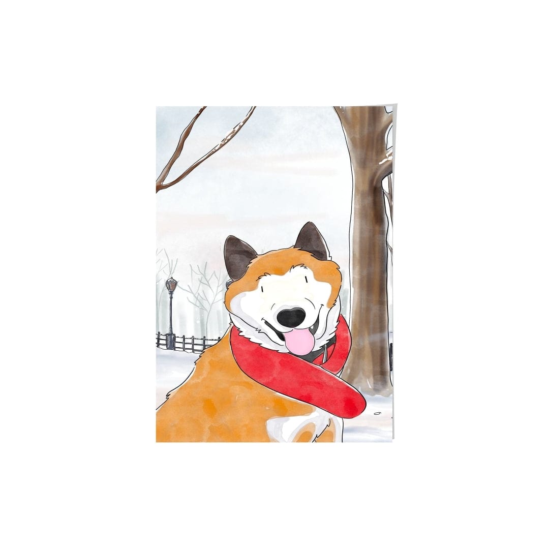 Royal and Paws - Framed Poster Watercolor Pet Portrait - One Pet, Framed Poster