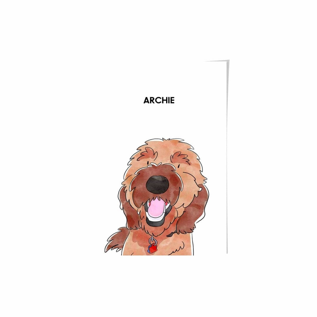 Royal and Paws - Framed Poster Watercolor Pet Portrait - One Pet, Framed Poster