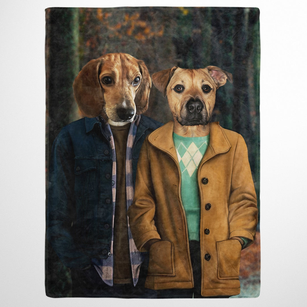 The 80's Couple - Custom Pet Blanket