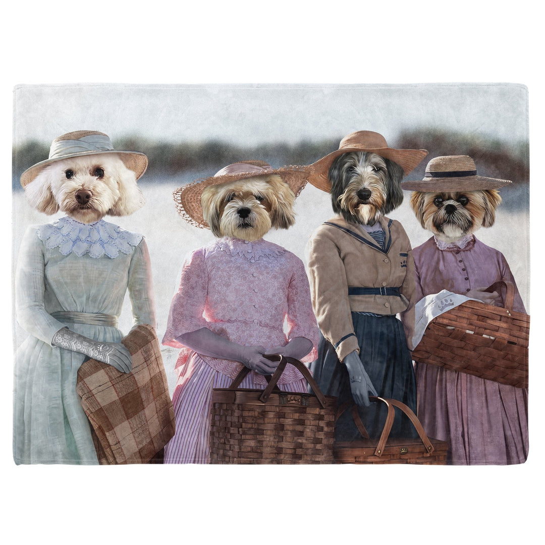 Royal and Paws - Blanket Little Women - Custom Pet Blanket 30" x 40" / Summer