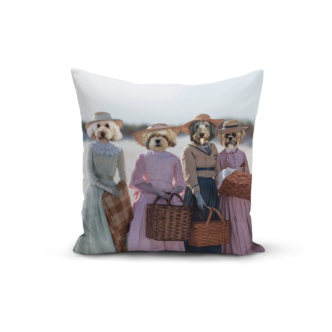 Royal and Paws - Throw Pillow Little Women - Custom Throw Pillow 14" x 14" / Summer