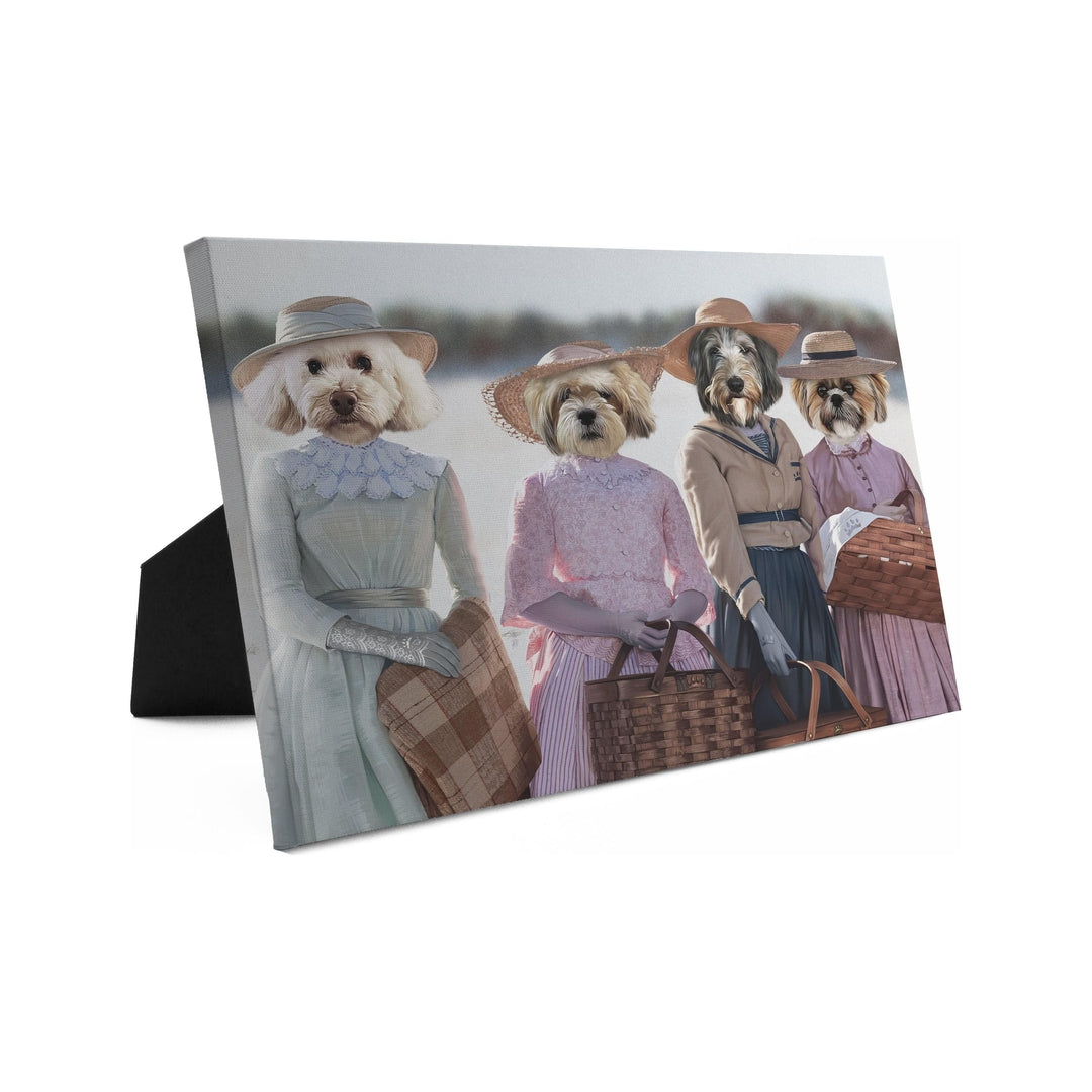Royal and Paws - Standing Canvas Little Women - Custom Standing Canvas 8" x 10" / Summer