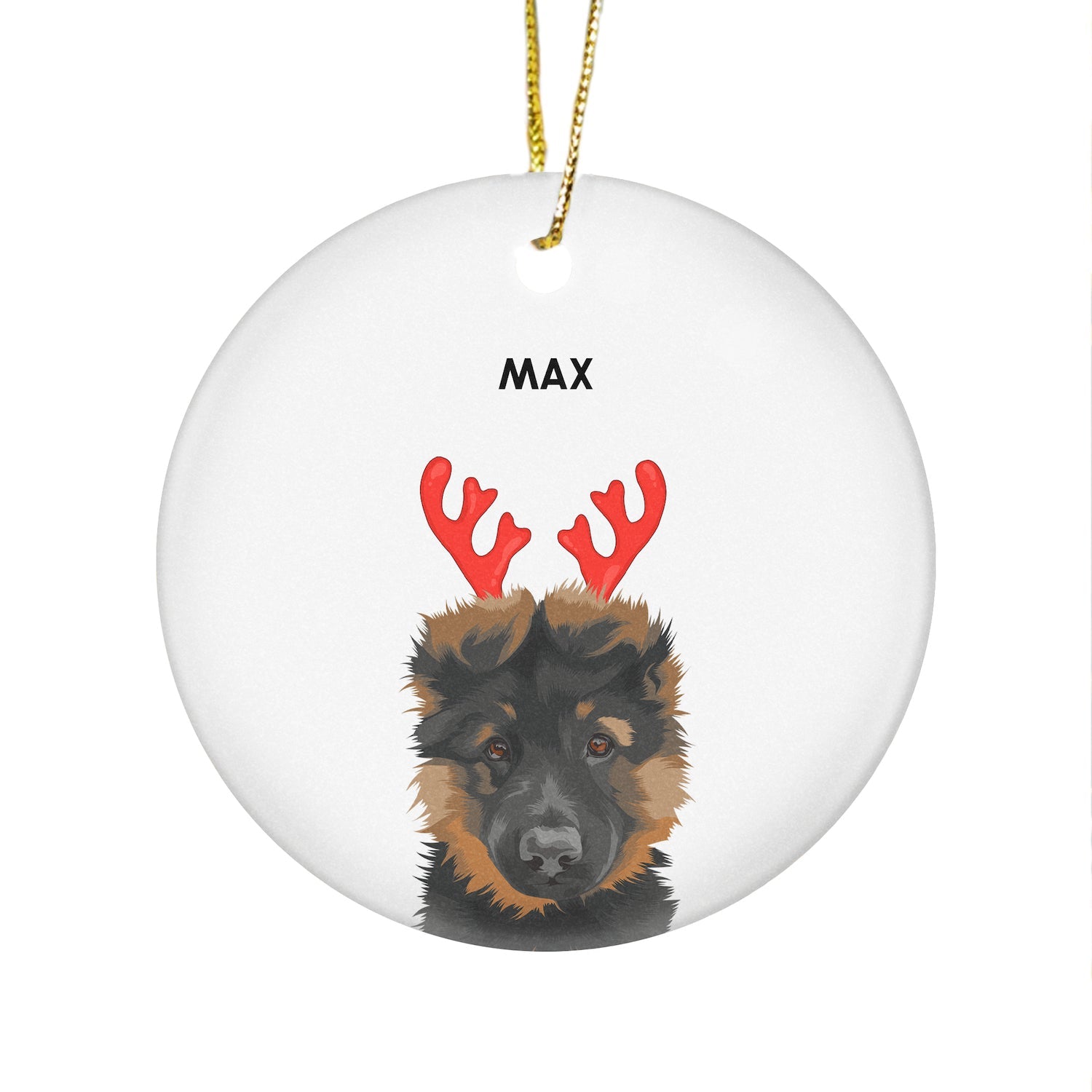 Modern Pet Christmas Ornament - Custom Christmas Gifts