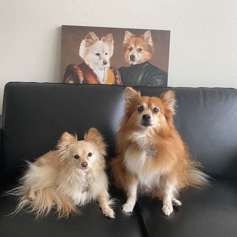 The Classy Couple - Custom Pet Canvas