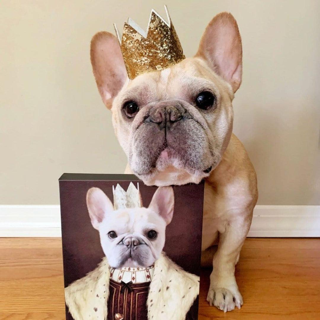 Royal and Paws - Canvas The Young King - Custom Pet Canvas 8" x 10" / Unframed