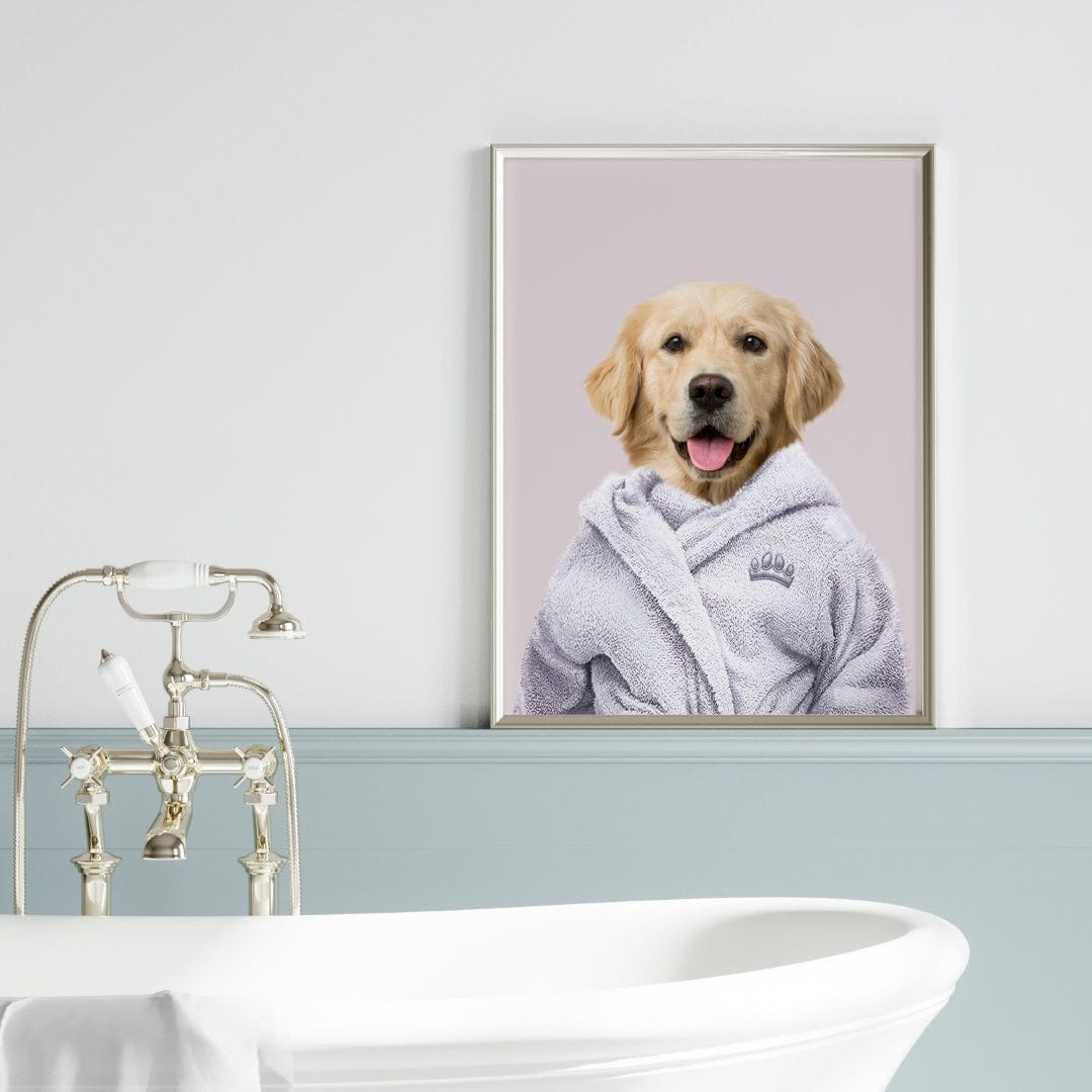 Royal and Paws - Canvas Spa Day Pet Portrait - Custom Pet Art