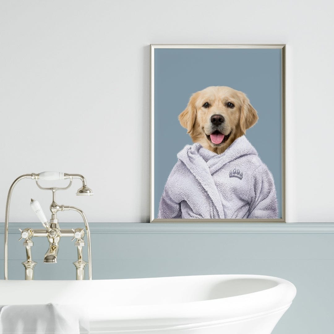 Royal and Paws - Canvas Spa Day Pet Portrait - Custom Pet Art