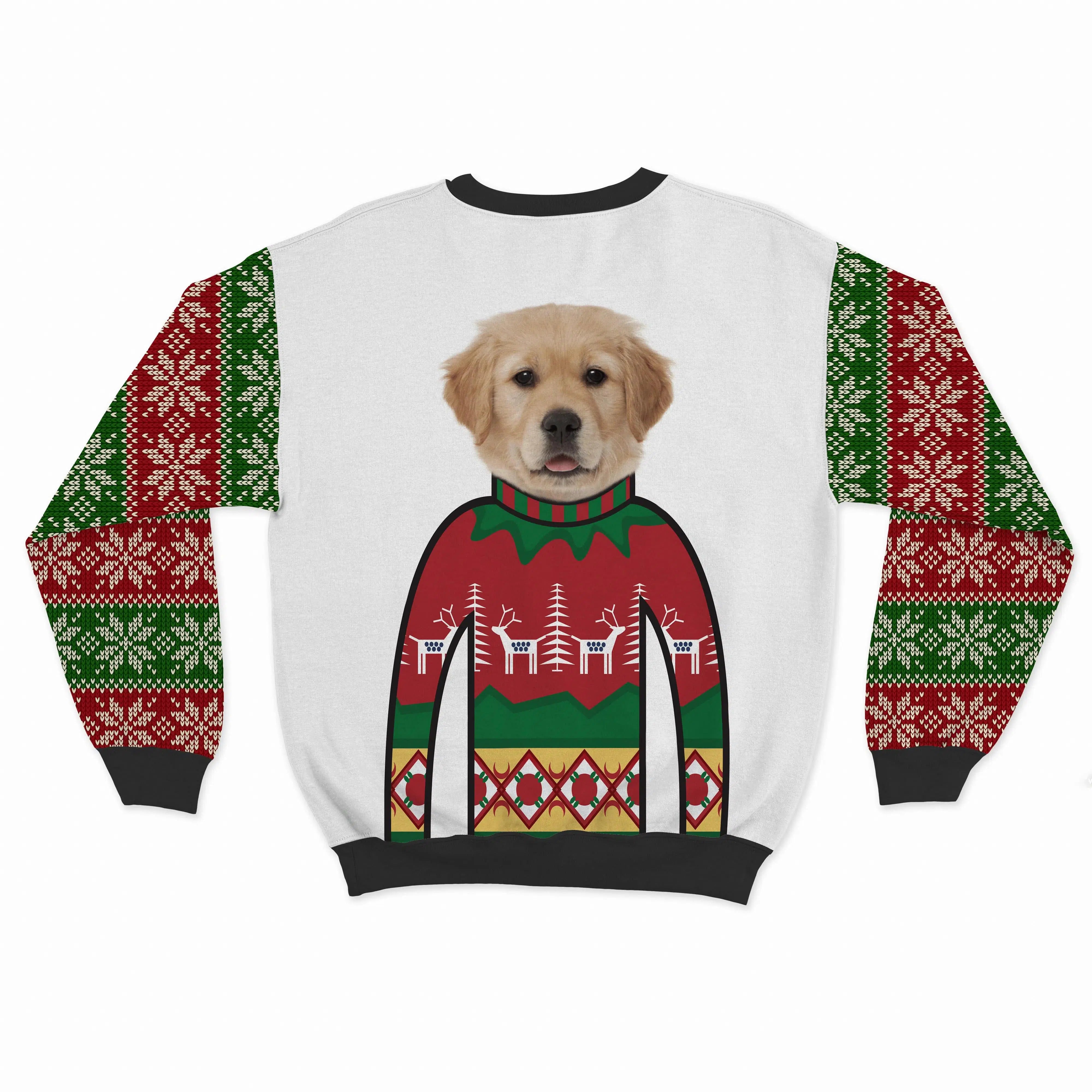Royal and Paws - Custom Clothing Premium Christmas Sweatshirt Snow White / Snowflakes / S