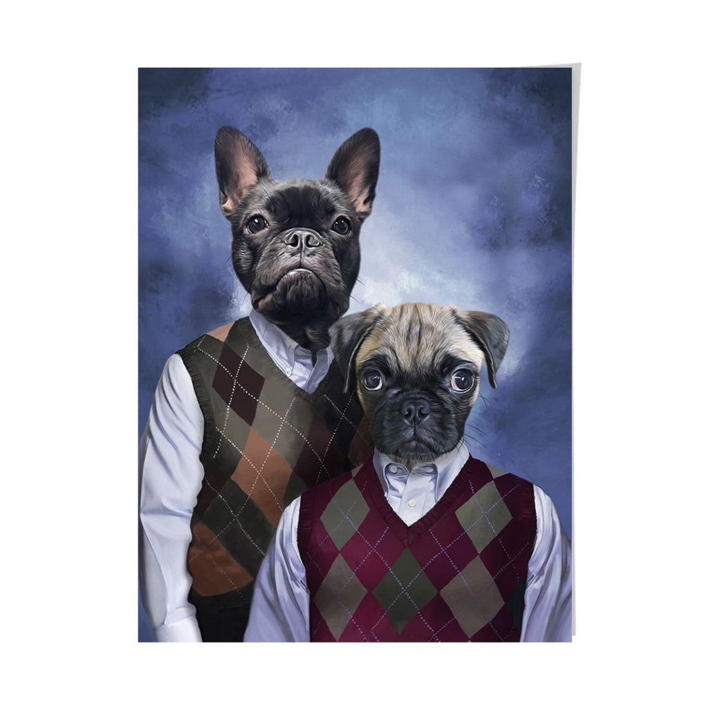 Royal and Paws - Poster The Step Brothers - Custom Pet Poster
